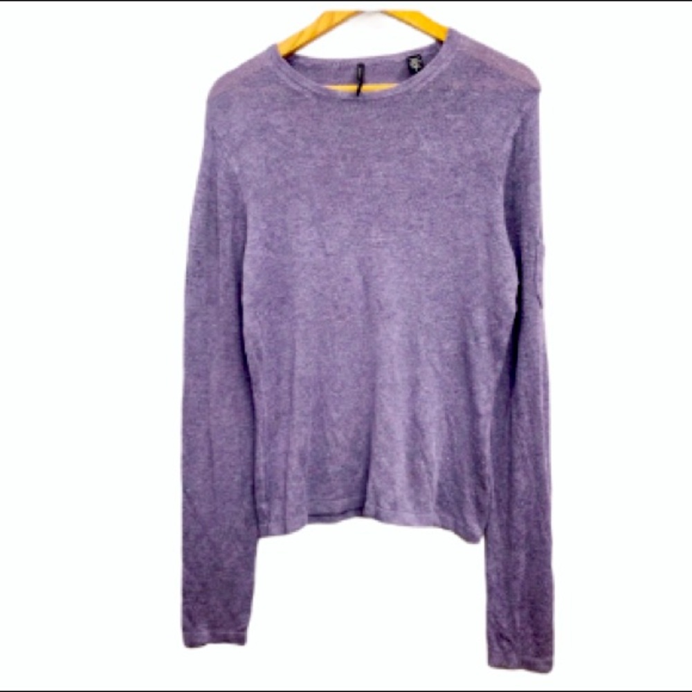 Isda & Co Purple Knit Long Sleeved Oversized Sweater